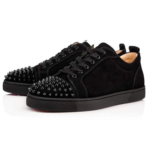 all black christian louboutin|More.